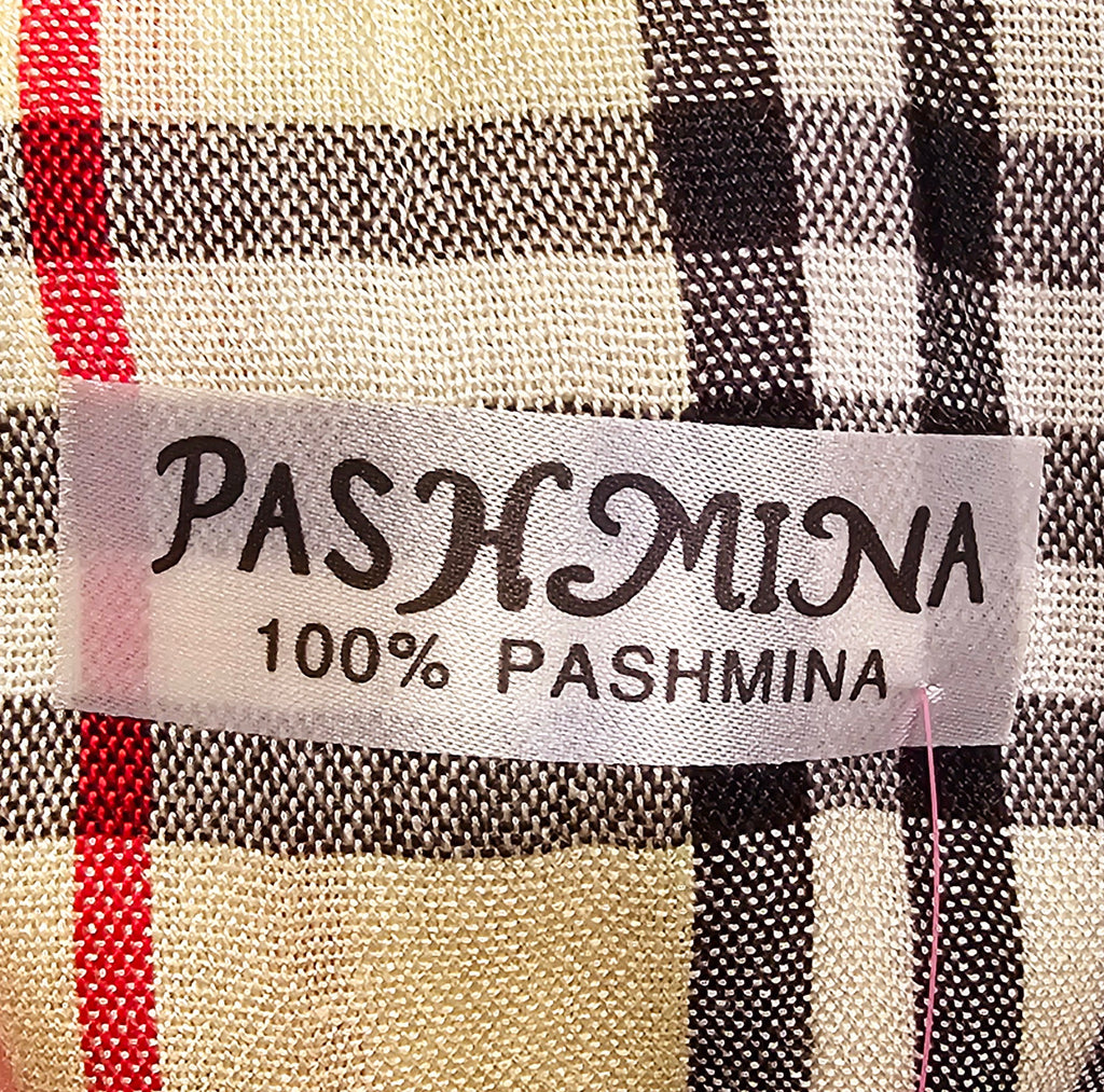 Luxury 100% Pashmina Scarf – Soft Elegant Wrap image 2