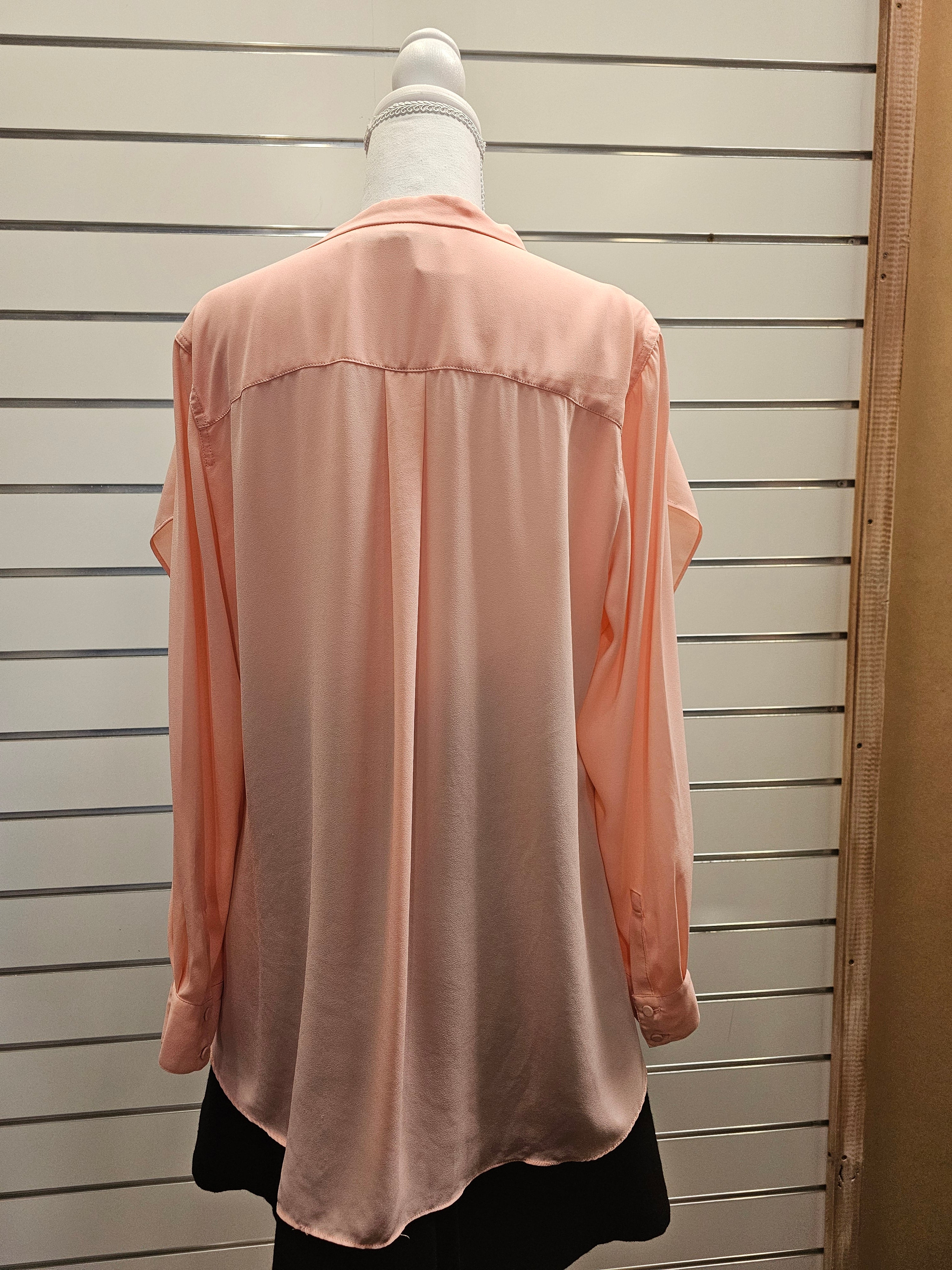 Laura Ashley Blush Pink Blouse - 12 image 2