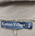Cotton Village Grey 100% Cotton Layered Dress - M/L image 4