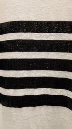 Verge Cream And Black Long Sleeve Top - 8 image 2