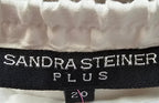 Sandra Steiner White 100% Linen Skirt - 20 image 2