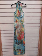 Multi Coloured Maxi Dress - S image 0