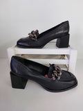 Capelli Rossi Black Leather Loafers NEW - 41 image 0