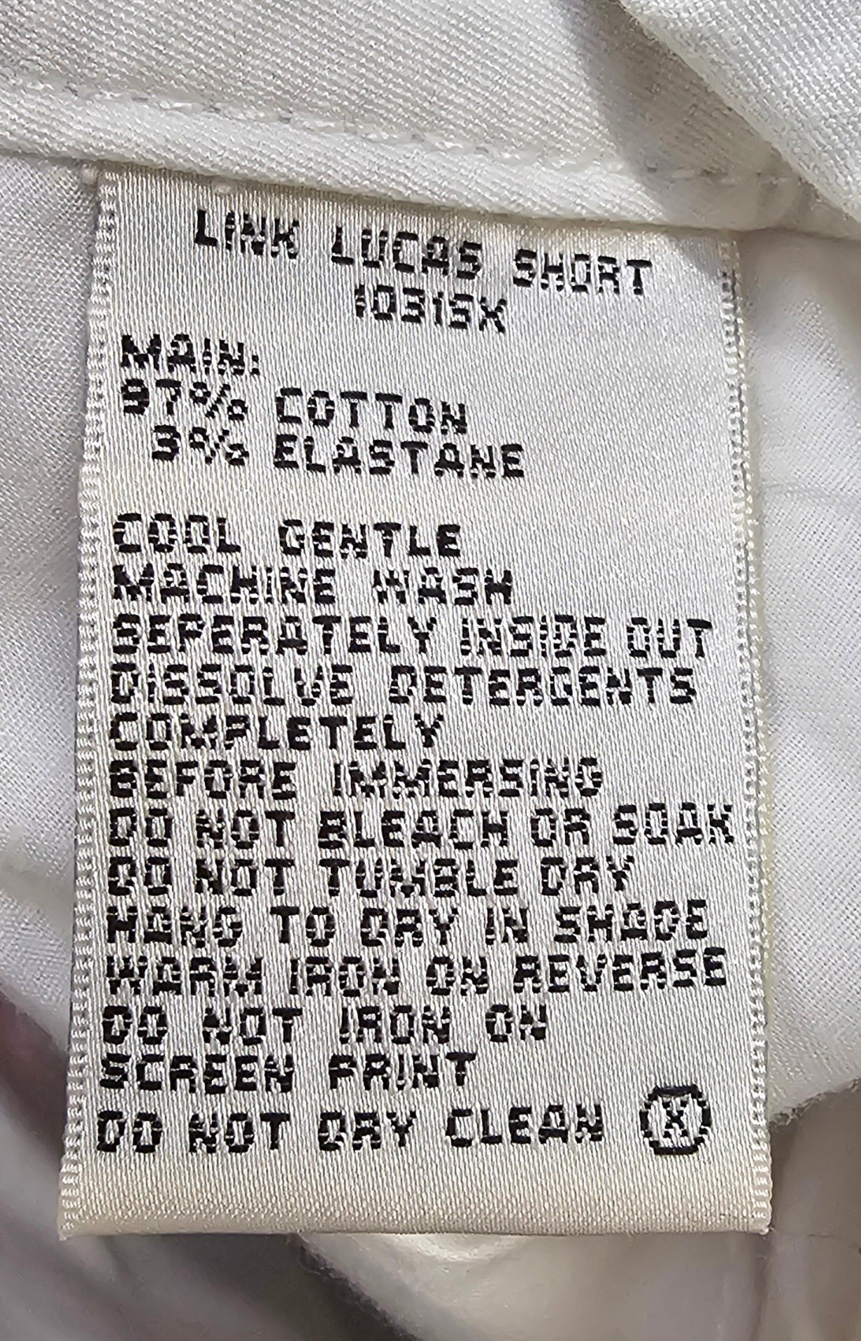 Verge White 3/4 Pants 97% Cotton - 14 image 4