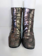 Zinda Bronze Leather Ankle Boots - 40 image 1