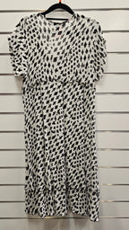 Verge Short Sleeve Dress 100% Silk - 14 image 1