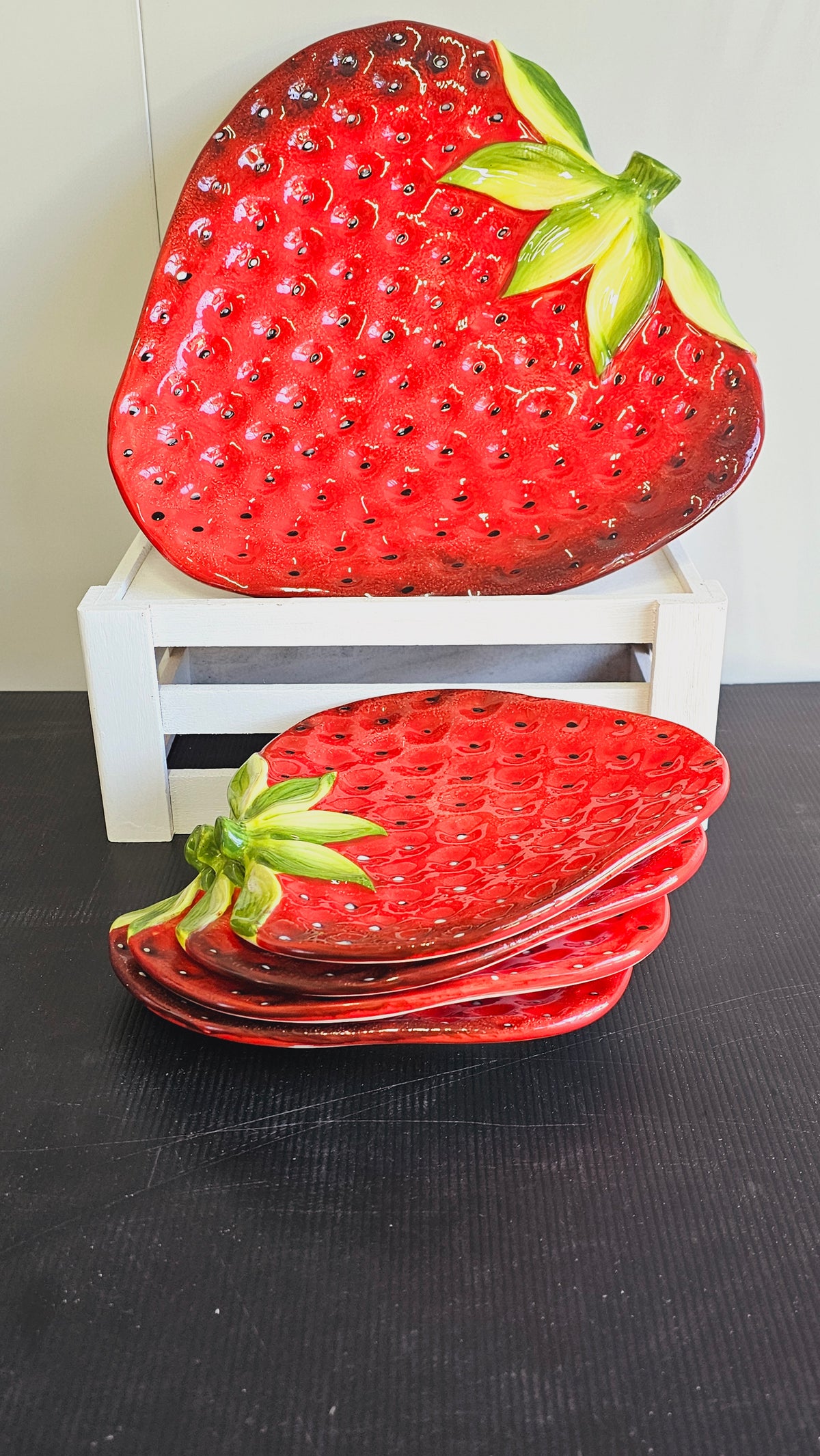 Strawberry Cake Stand & Server Set image 8