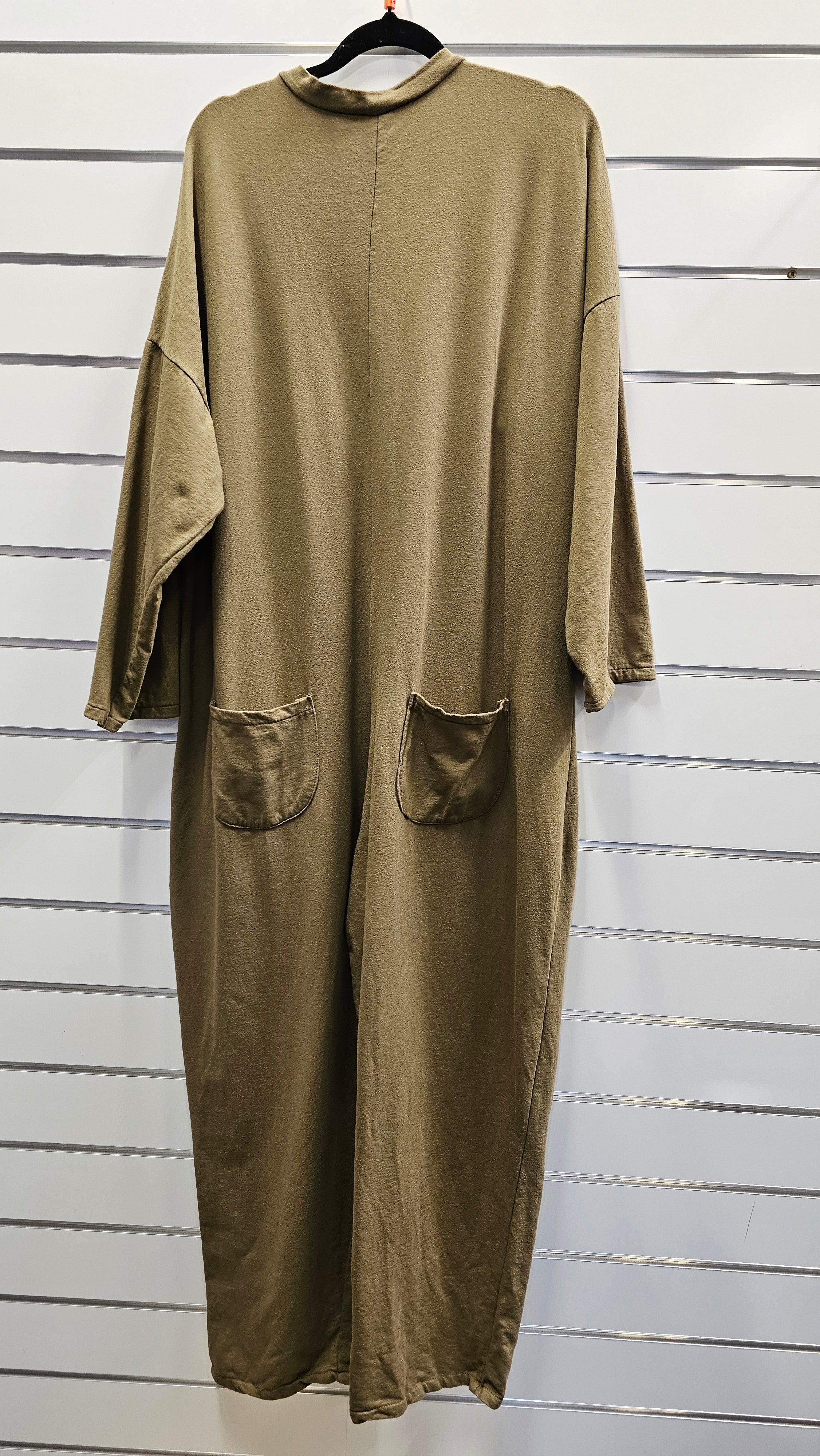 Made In Italy Khaki Playsuit - 14 image 1