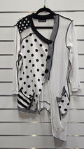 David Pond Black And White Cardigan Viscose Blend - 12 image 0