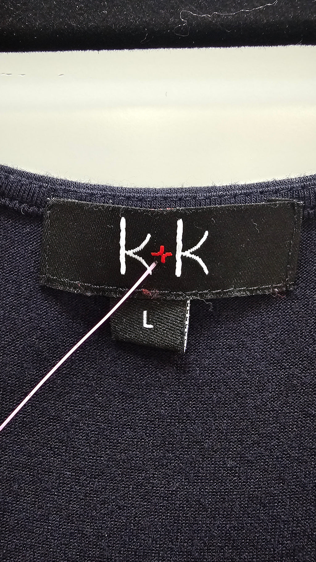K+K Navy Sleeveless Tunic - L image 1