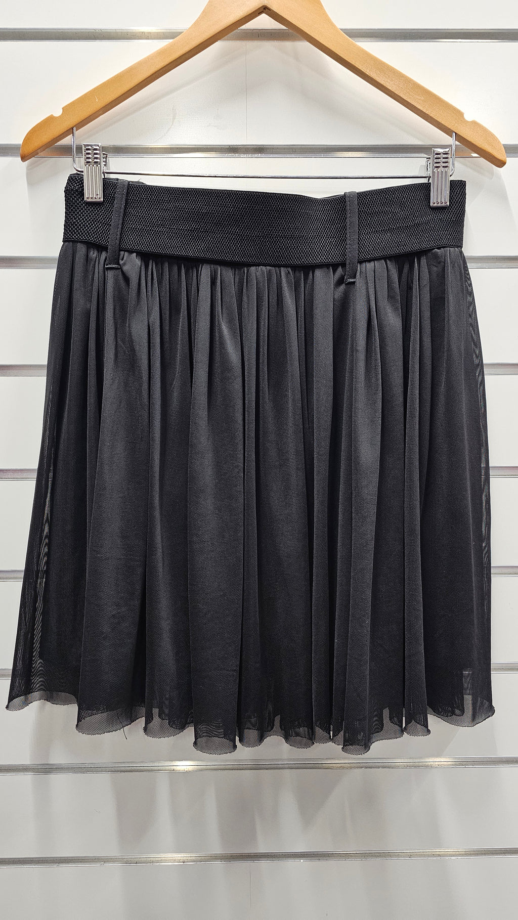 Pagani Black Mini Skirt With Big Belt - 10 image 1