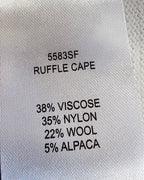 Verge Knitted Cream Shawl - OSFA image 4