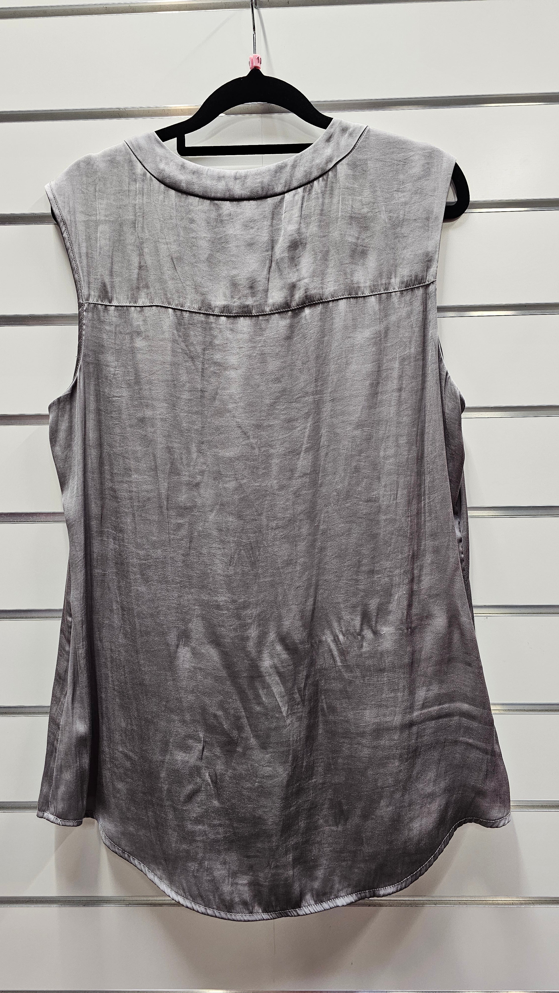 Max silver sleeveless blouse - size 10 image 1