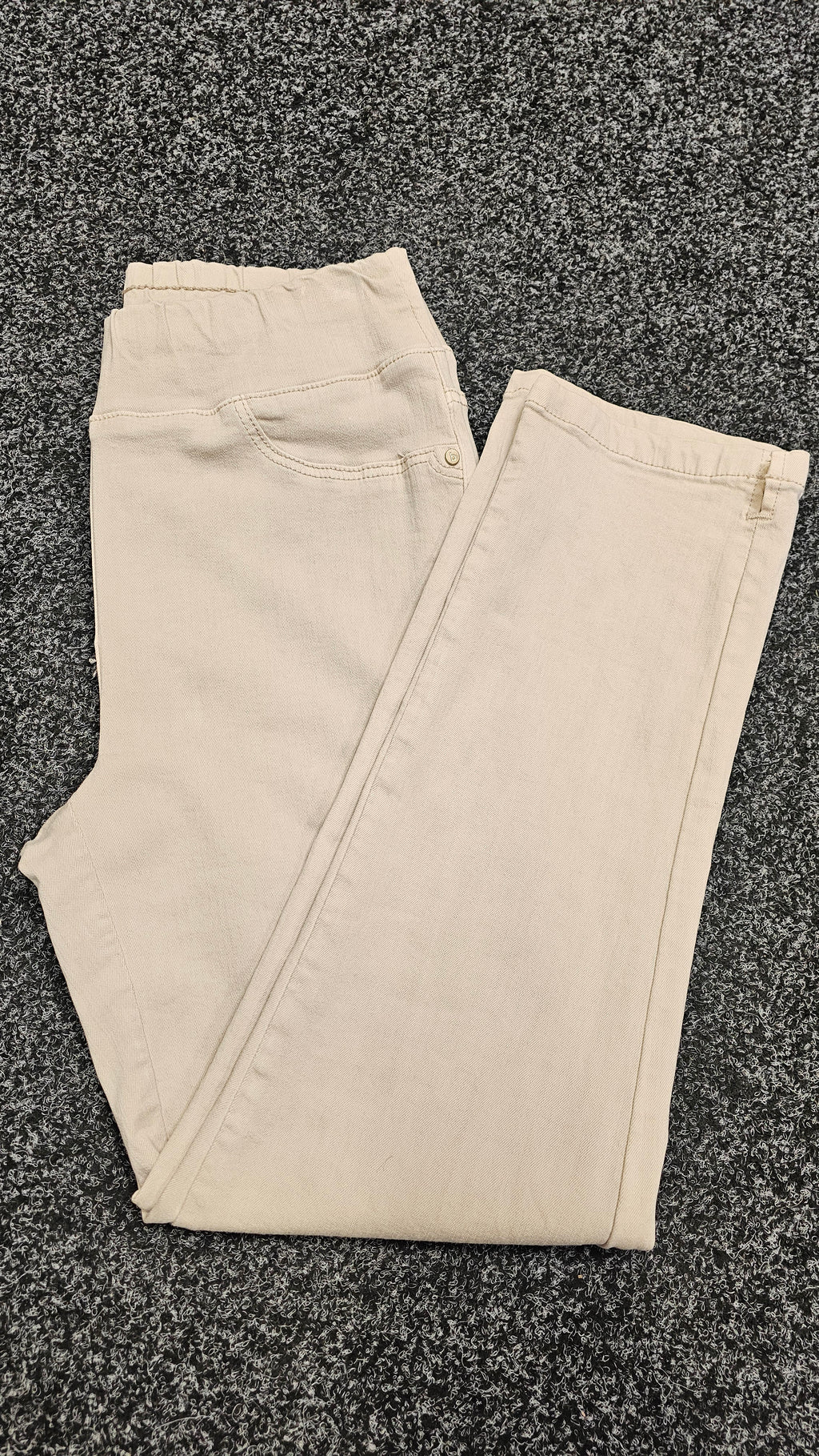 Blue Illusion Cream Jeans Cotton And Viscose Blend - XS image 0