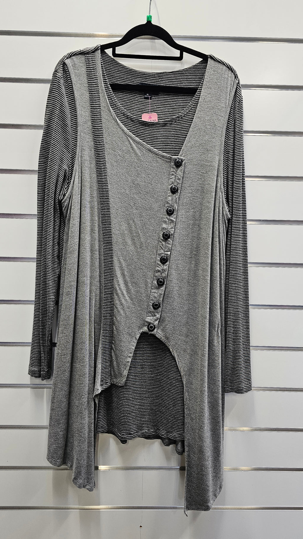 Gordon Smith Long Sleeve Grey Tunic - XL image 0
