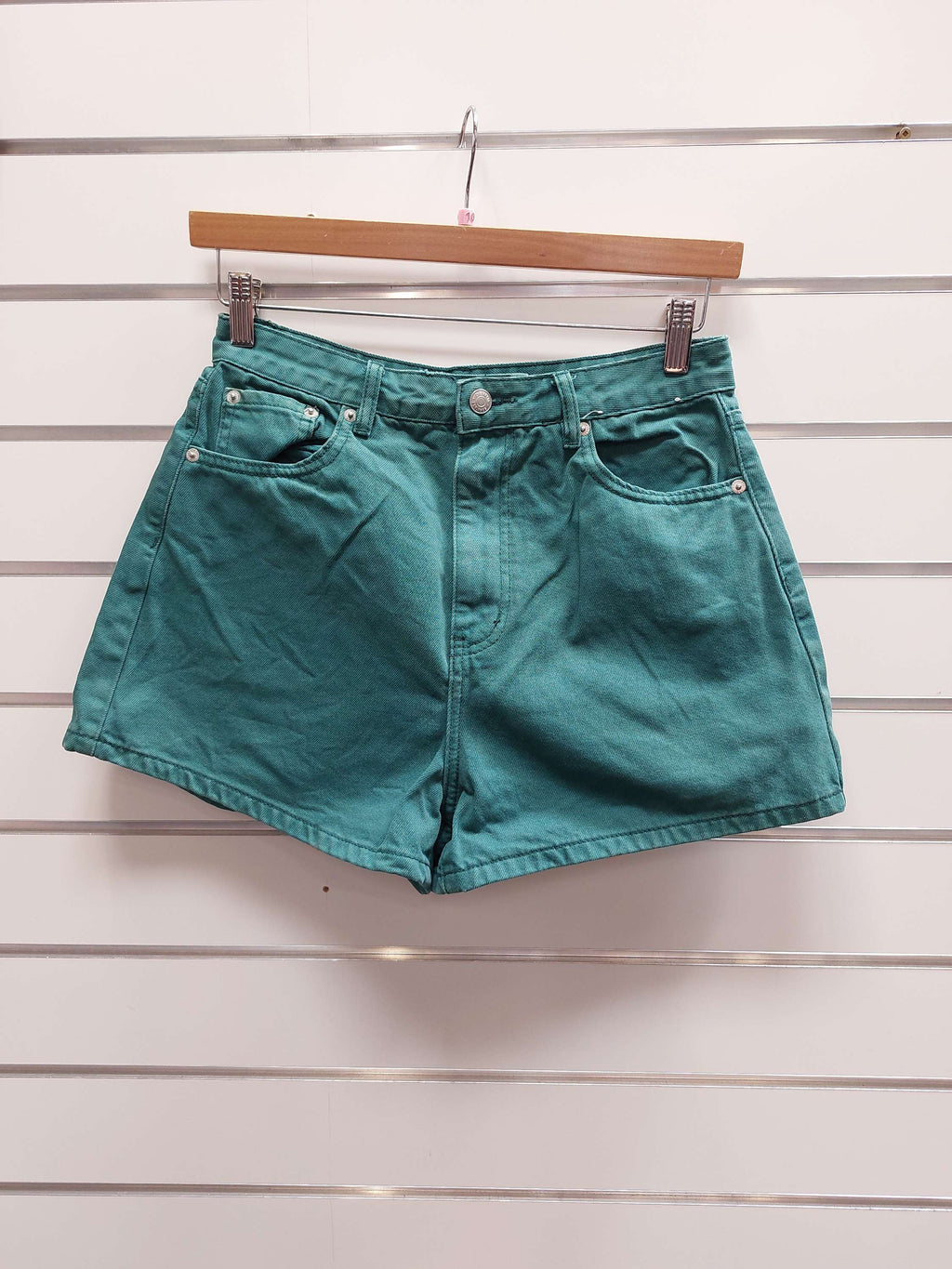 Glassons Green Denim Shorts - 10 image 0