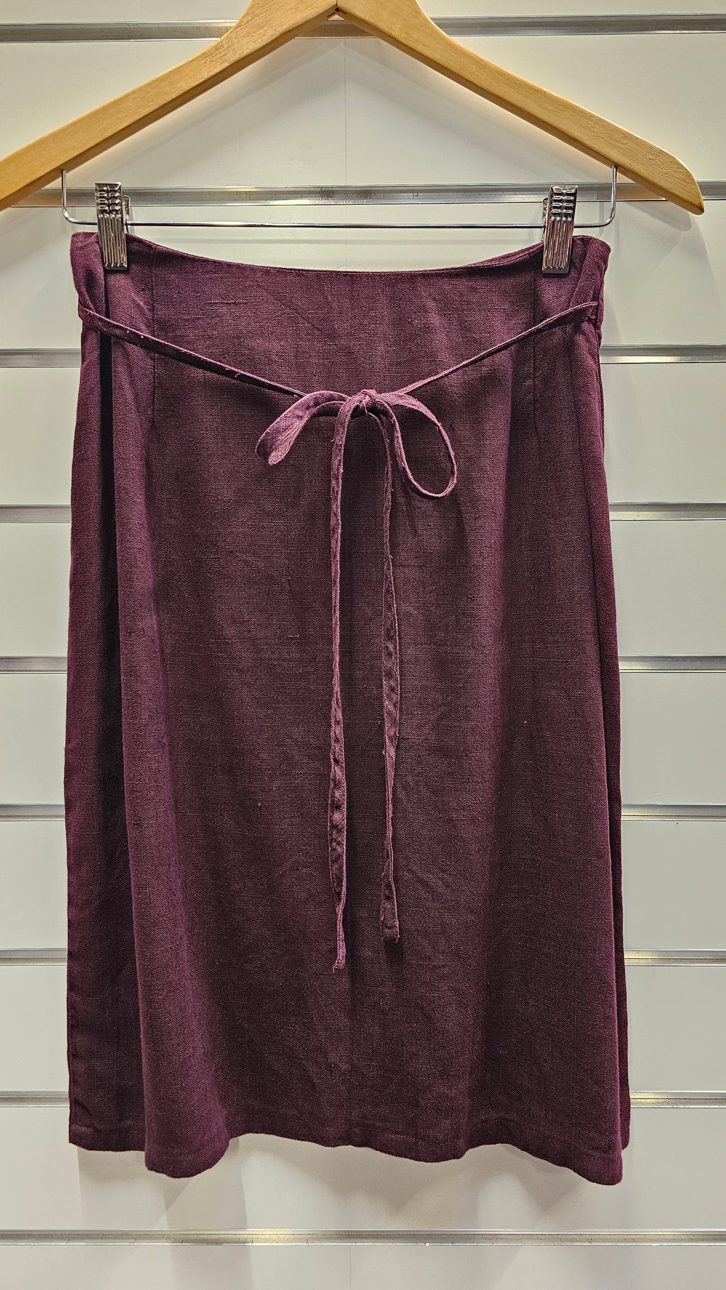 Glassons Plum Linen Skirt - 12 image 0