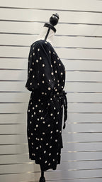 New Look Black And Cream Playsuit 100% Cotton - 16 image 1