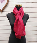 Red Scarf with Music Notes image 0