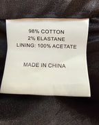Chlorofile Black Cotton Blend Short Suit - 16 image 4