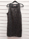 King Girls Black Floral Lace Dress - 14 image 0