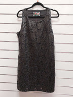 King Girls Black Floral Lace Dress - 14 image 0