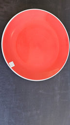 Red Plate & 4 Heart Cocottes with lids - Set image 4