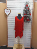 Long Sleeved Red Dress image 0