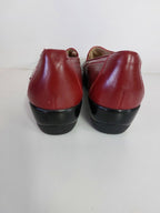 Image Red Pleather Slip On Shoe - 41 image 2