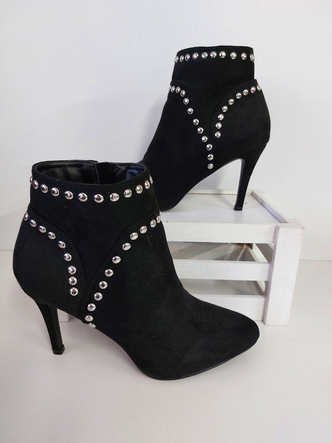 City Chic Black Suede Ankle Boots - 40 image 0