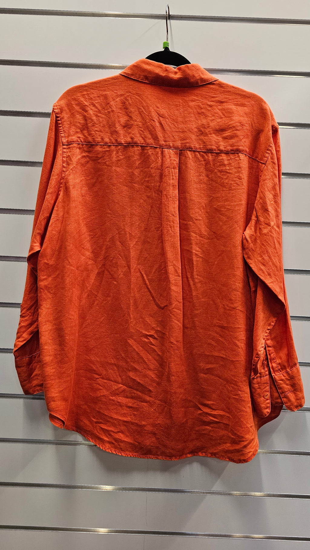 H&S Pure Linen Orange Shirt - 12 image 1