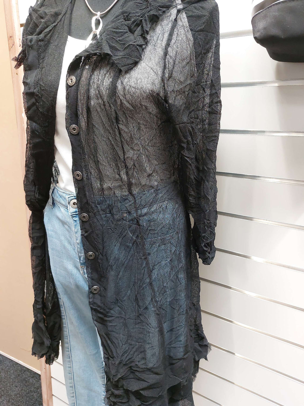 Merric Lace Black Cardigan - 14 image 1