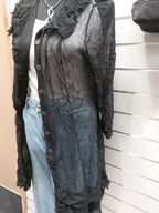 Merric Lace Black Cardigan - 14 image 1