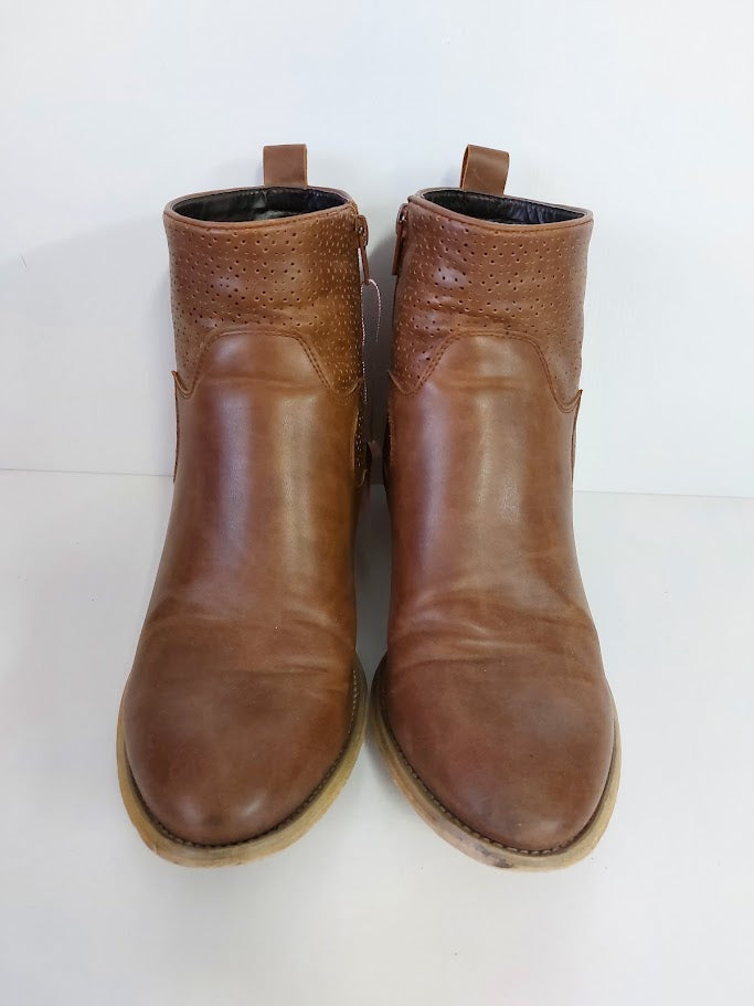 Loscabos Brown Leather Ankle Boots - 40 image 1