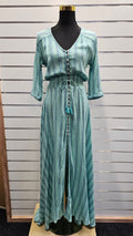 Spell 3/4 Sleeve Dress, Cotton, And Linen Blend - M image 0