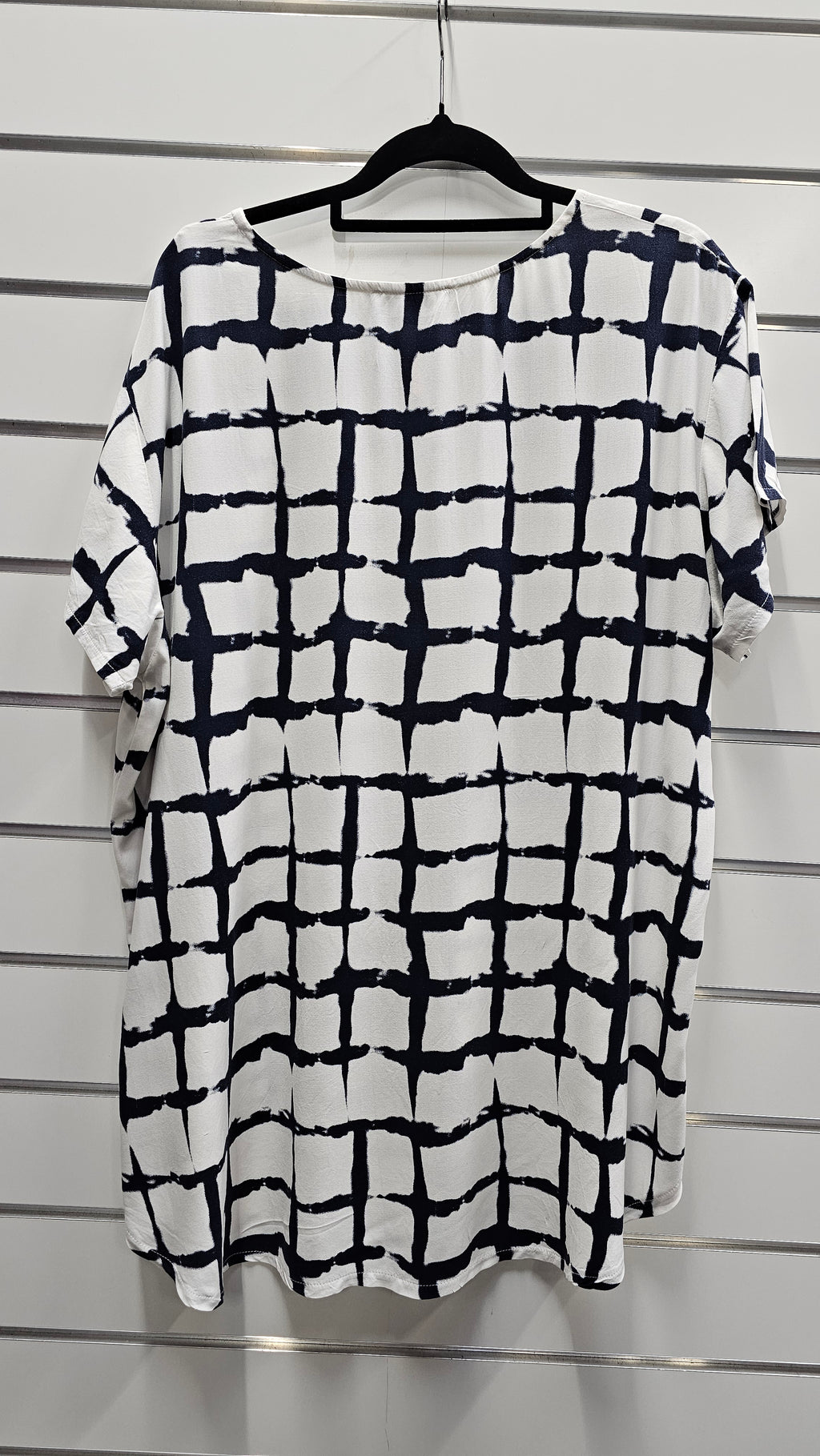 Toby Navy And White Tunic 100% Viscose - 16 image 1