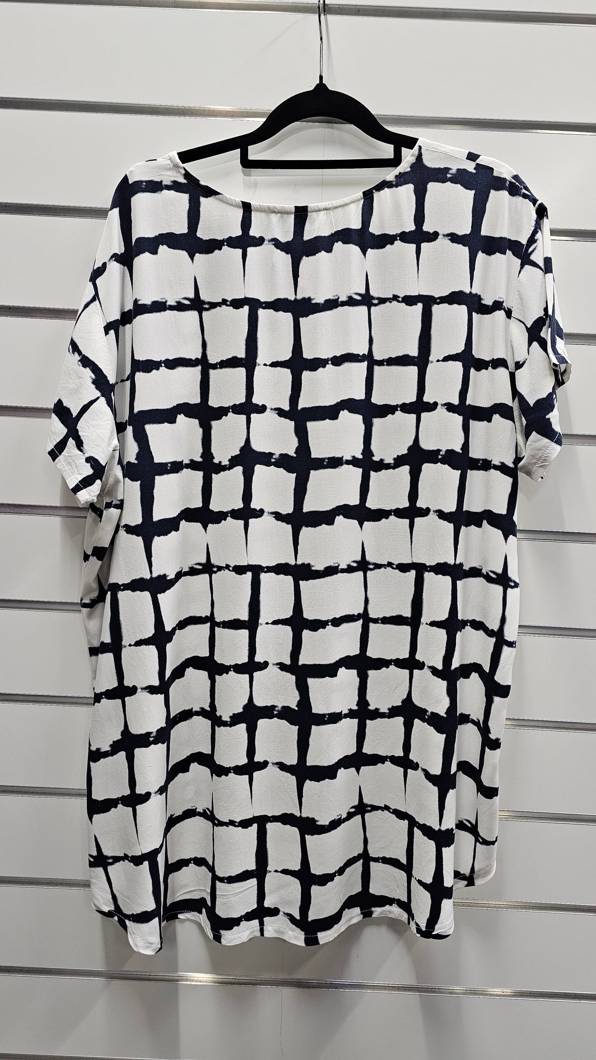 Toby Navy And White Tunic 100% Viscose - 16 image 1