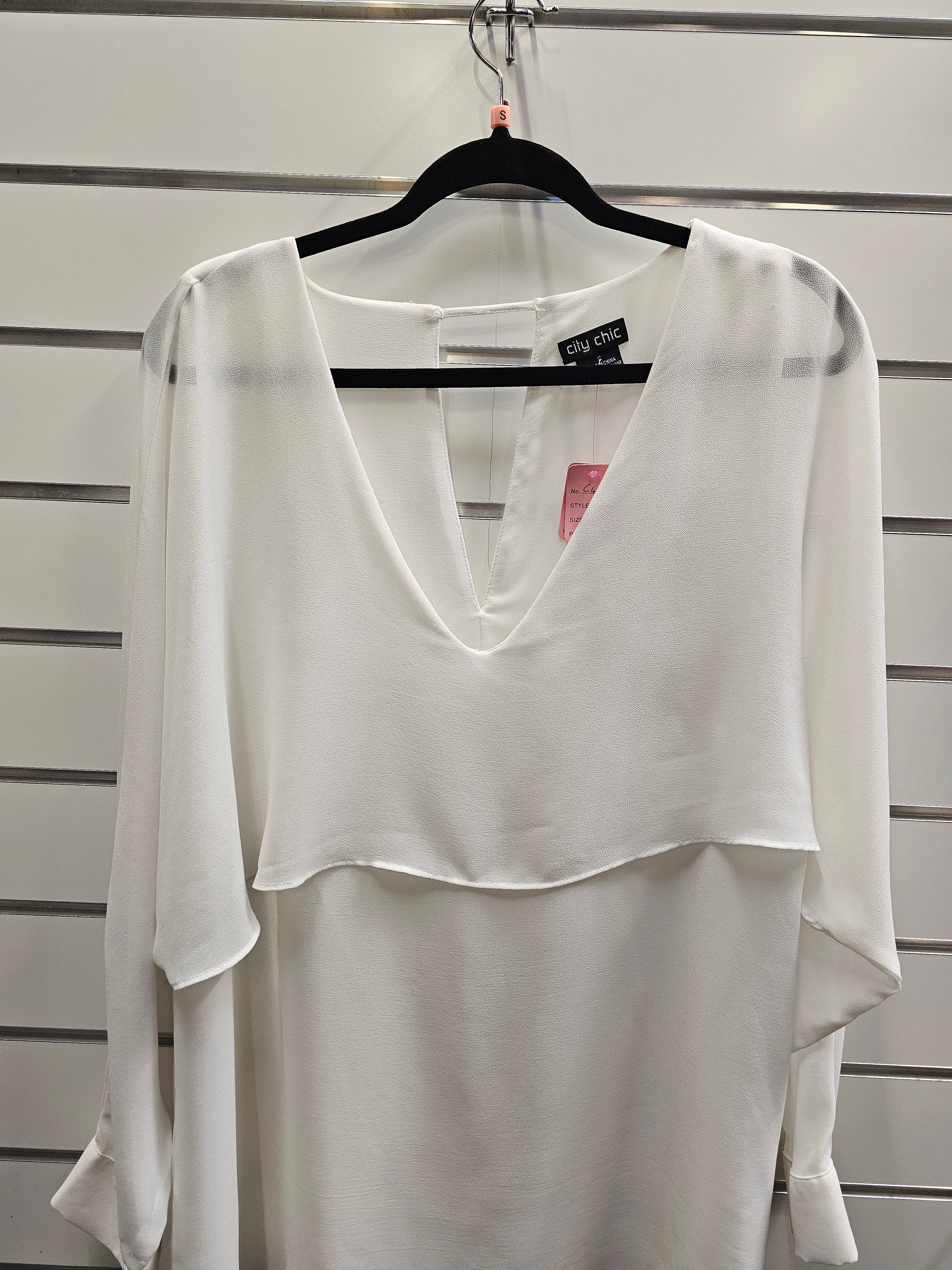 City Chic White Blouse - S image 2