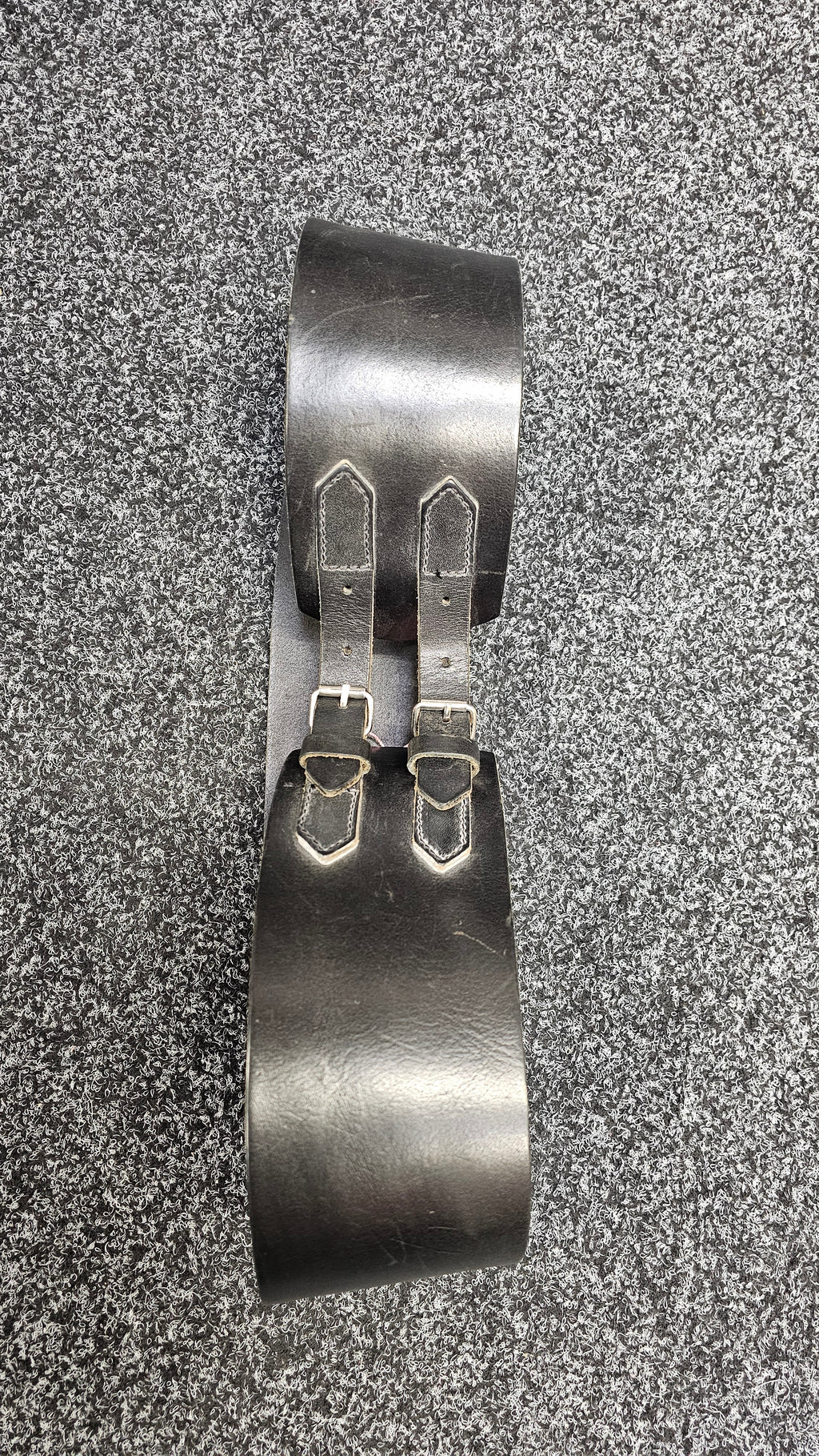Ashley Fogel Black Leather Belt - 12 image 0