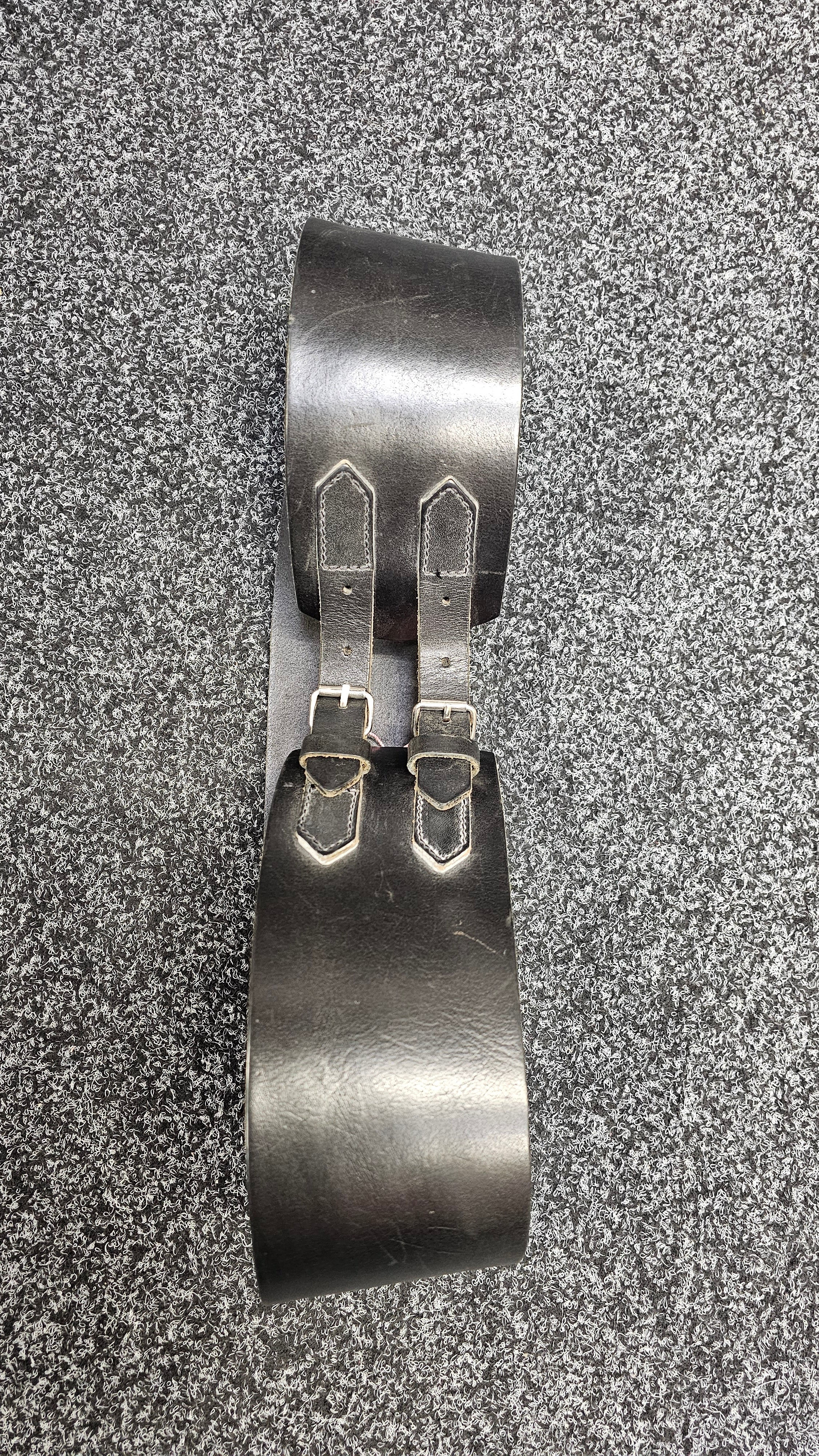 Ashley Fogel Black Leather Belt - 12 image 0