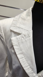 Jacqui-E White Coat With A Belt - 12 image 3