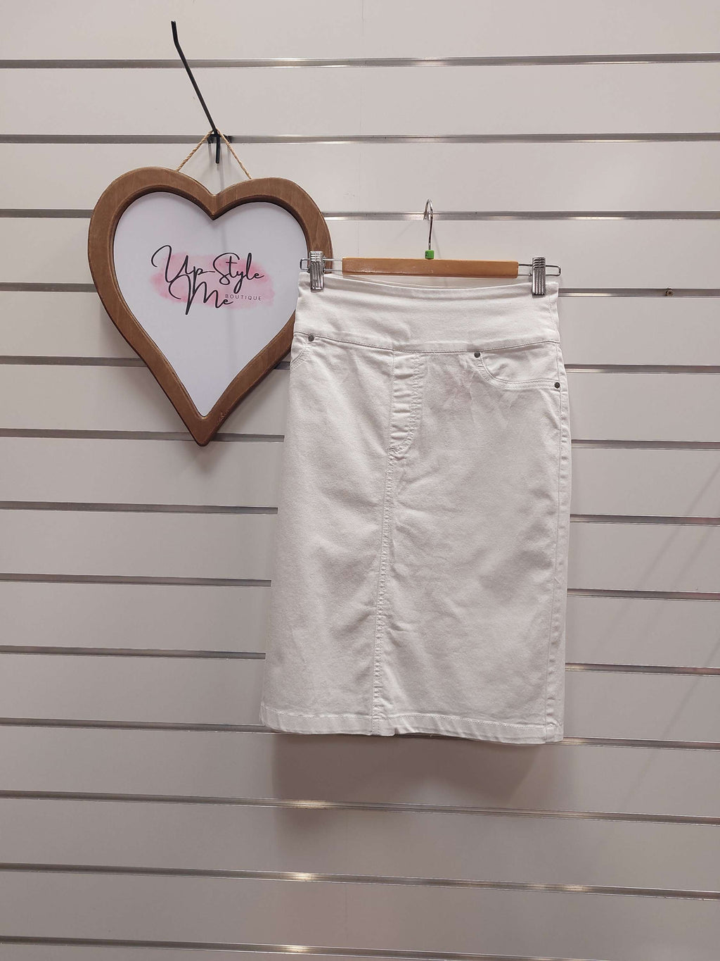 Spirit White Denim Skirt - 12 image 0