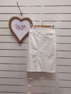 Spirit White Denim Skirt - 12 image 0