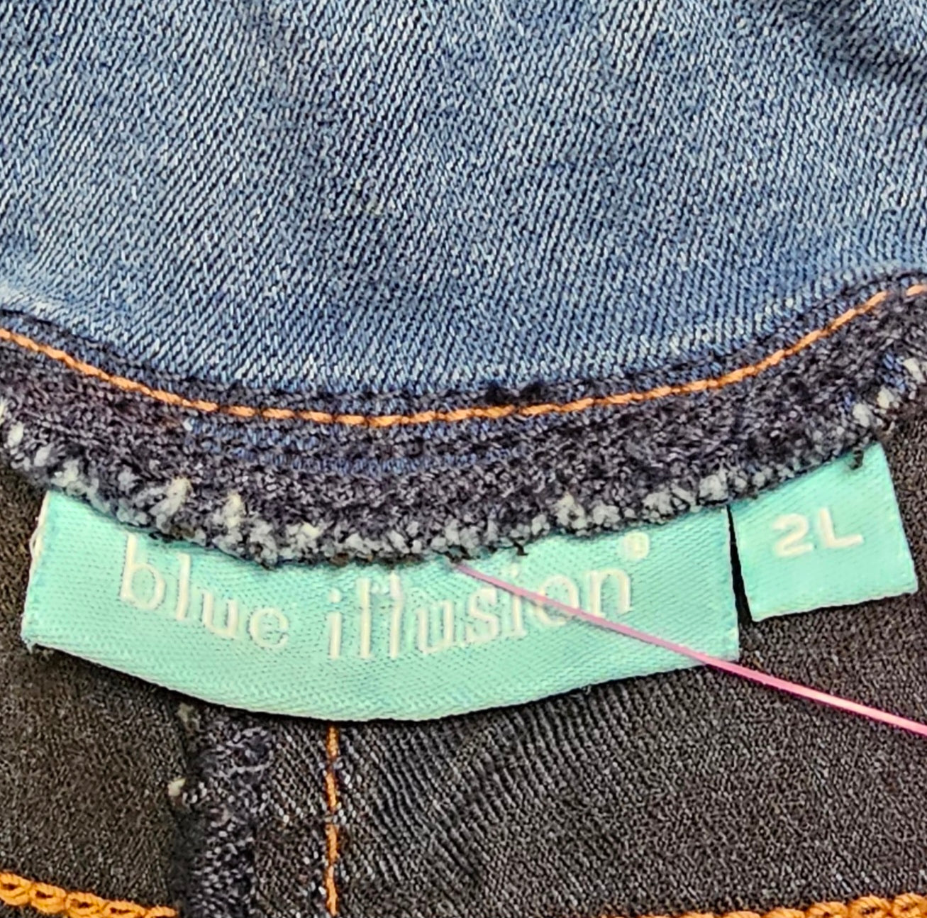 Blue Illusion Jeans - 2XL image 2