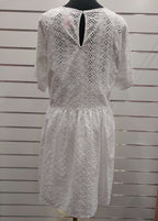 Zest White Embroidered Dress - 16 image 2