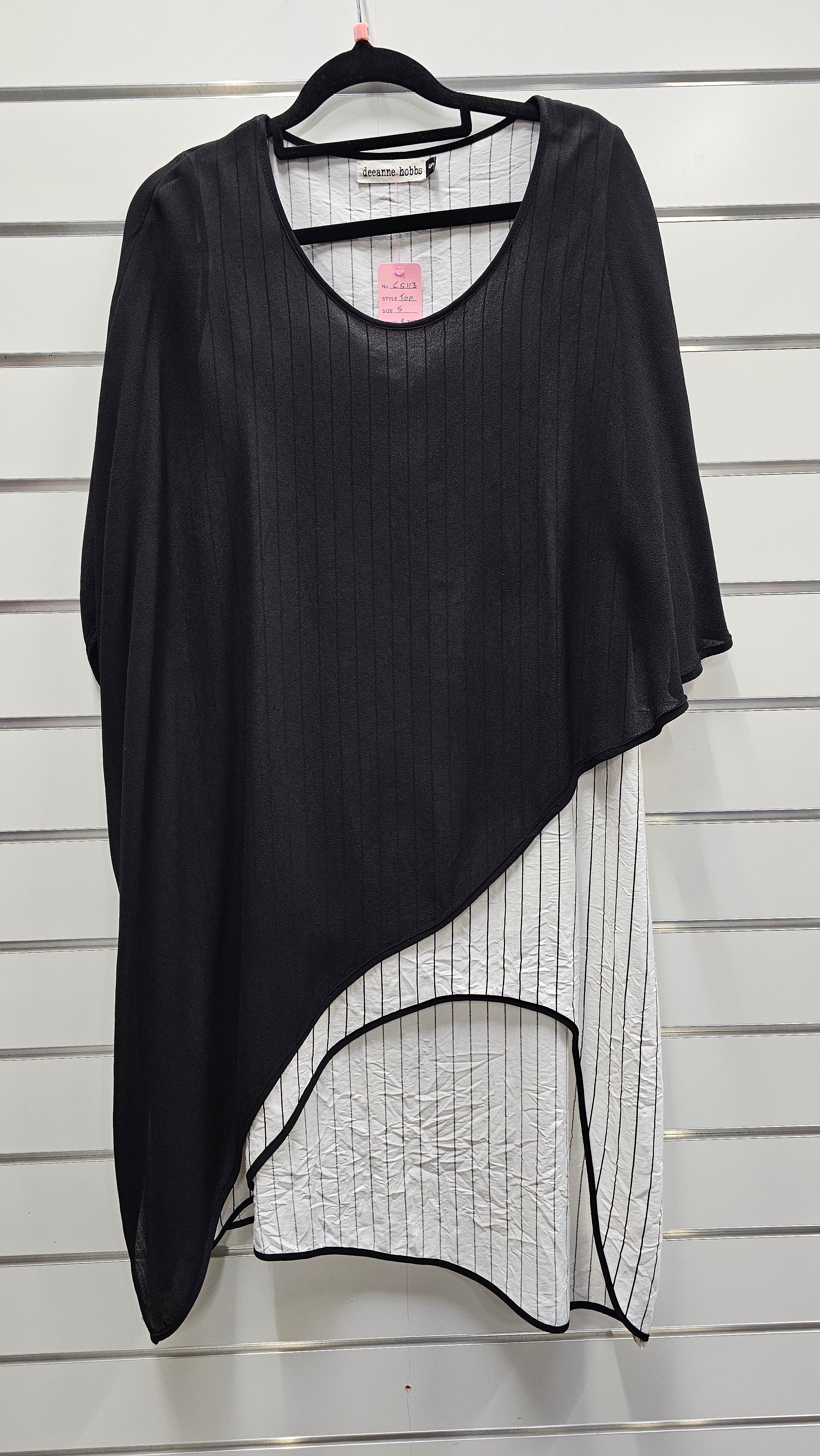 Deeanne Hobbs Black And White Tunic - S image 0