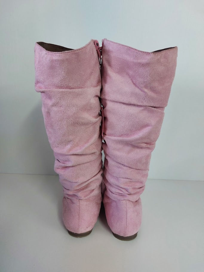 Pink Suede Boots - 40 image 2