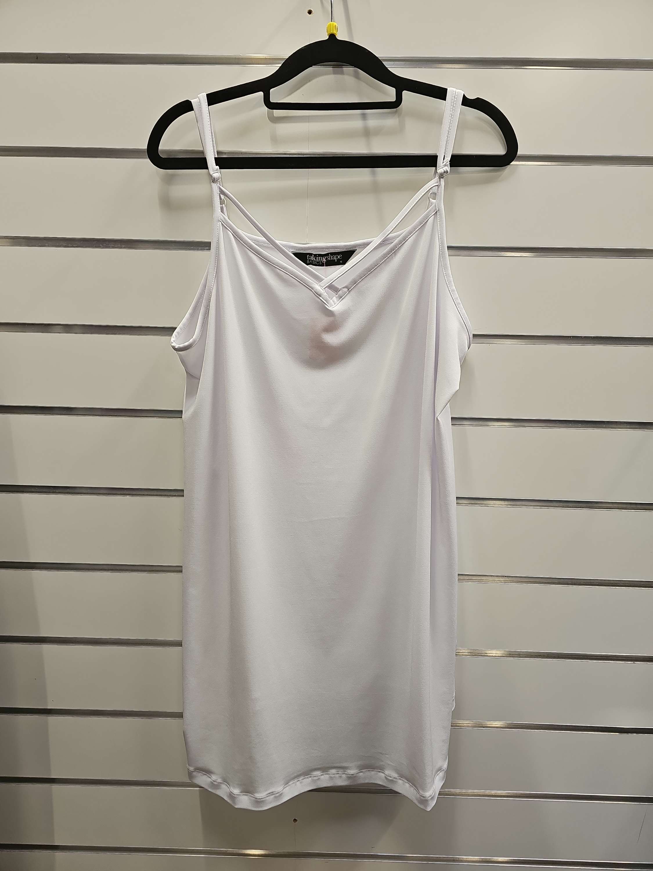 Taking Shape White Singlet -16 image 0