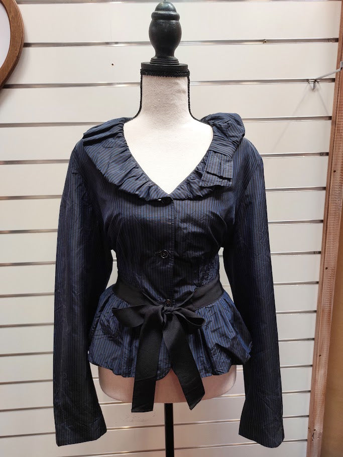 Trelise Cooper Navy Stripe Jacket - 16 image 0