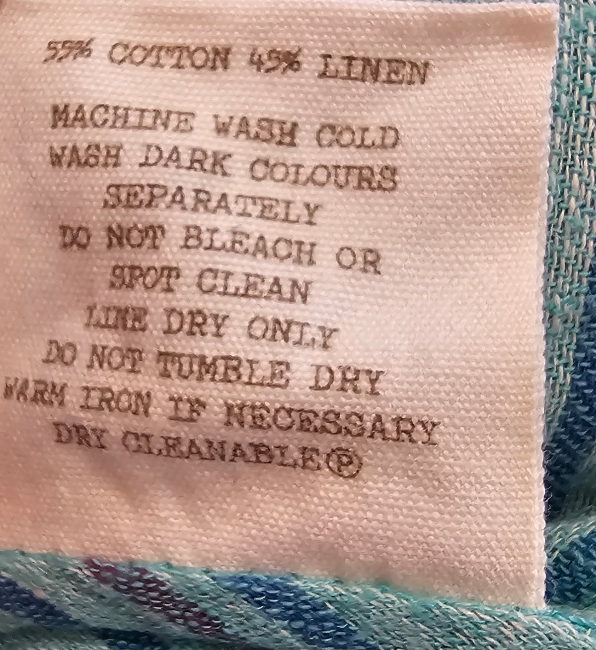 Spell 3/4 Sleeve Dress, Cotton, And Linen Blend - M image 6